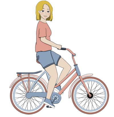 lily-travel-planner-belge–velo illustration de lily travel planner belge vélo